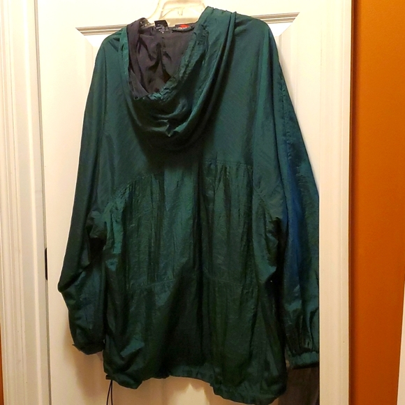 EUC WINNER Windbreaker Men's XL oversized fit in Emerald green - Picture 2 of 16